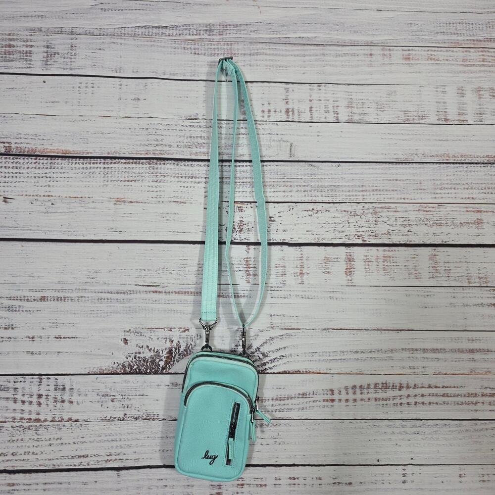 Lug Pitter Patter Matte Luxe VL Belt Bag/ Mini Crossbody Aquamarine Blue